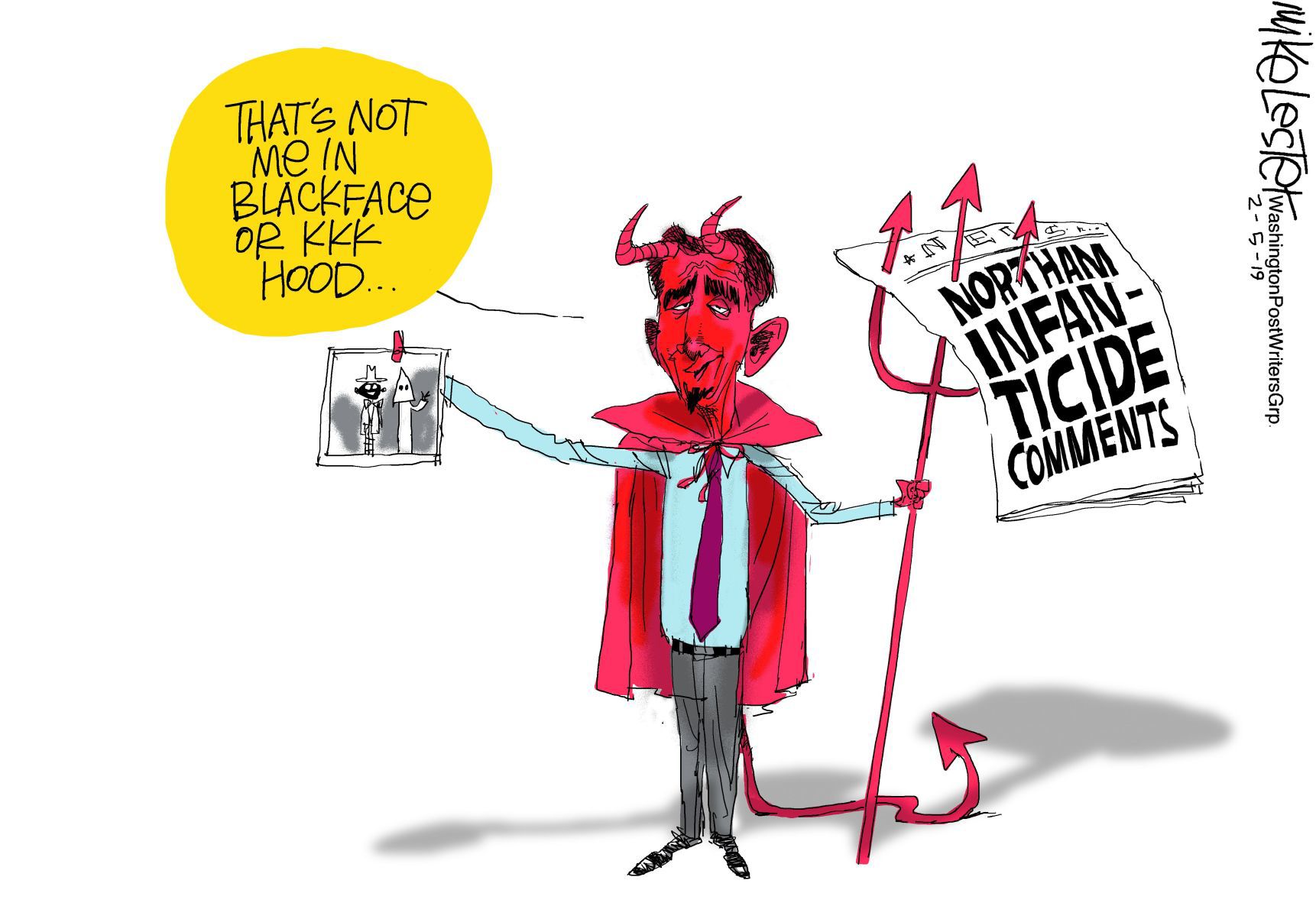 Mike Lester cartoon